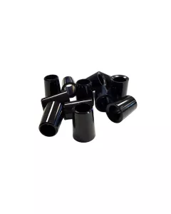 Black Iron NON-Collared TAPER Ferrule .355" x 14.1mm x 19mm