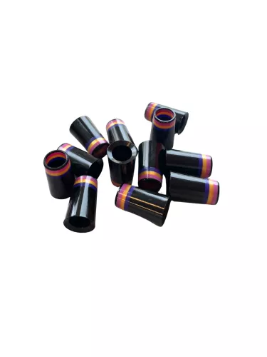 Black Ferrule 3-rings .370" x 13.8 mm x 22 mm (2)