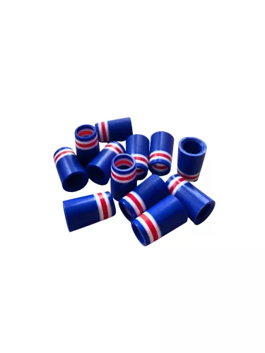 Blue Ferrule 3-rings .370" x 13.8 mm x 22 mm (5) 1P