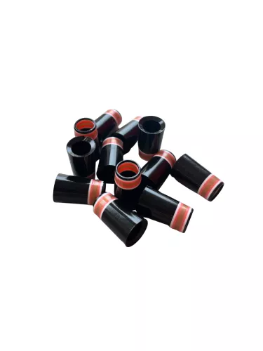 Black Ferrule 3-rings .370" x 13.8 mm x 22 mm (6) 1P