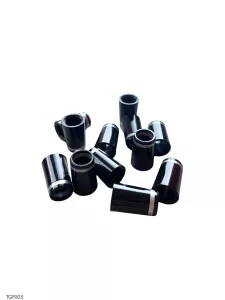 Black Iron Ferrule with Silver Ring 370 x 13.8 x 22