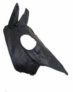 Stänkhuva lång med öron fodrad