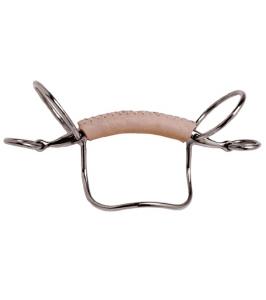 Billy Haughton extension bit leather covered