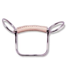 Billy Haughton bit leather covered