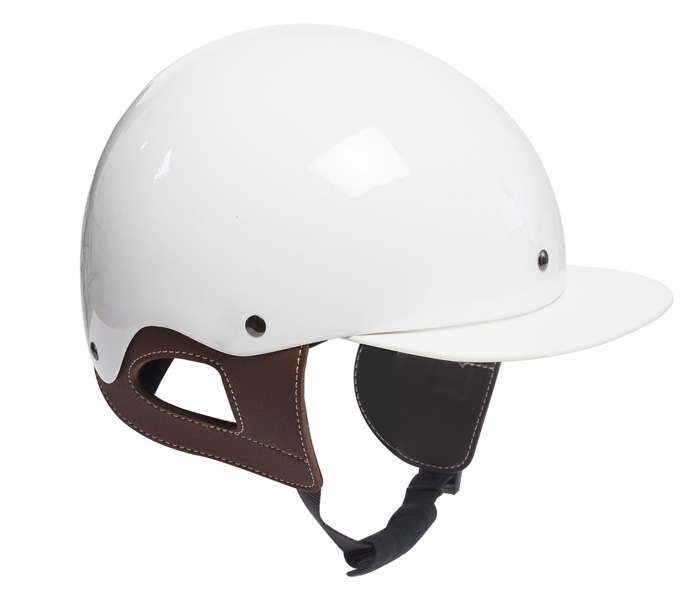 Racing helmet white
