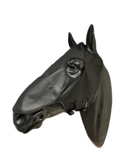 Stänkhuva lång utan öron förstärkt framtill