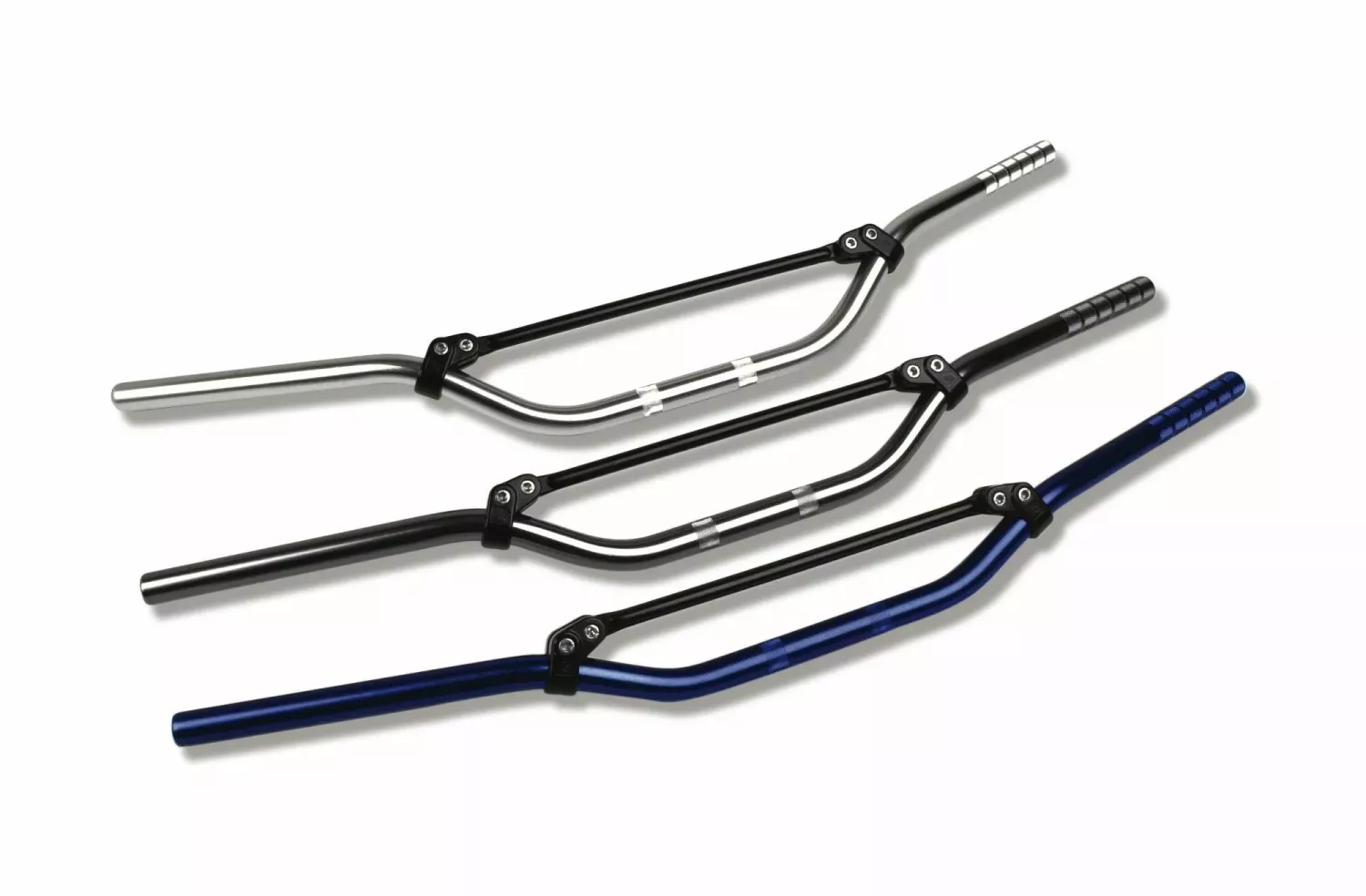 HANDLEBAR OFFROAD LOW ALUMINIUM Ø 22 SILVER