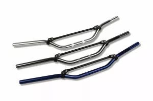 HANDLEBAR OFFROAD LOW ALUMINIUM Ø 22 SILVER