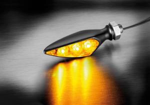 Kellermann Rhombus S Dark Black, Blinkers