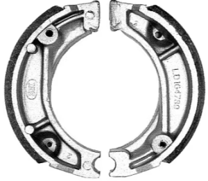 Bromsbackar 120x20mm Leleu