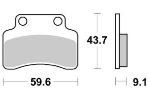 141HF SBS Bromsbelägg