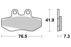 148HF/652HF Bromsbelägg SBS