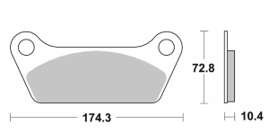 553LF Bromskloss SBS