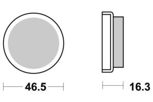 576HF Bromsbelägg SBS