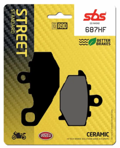 687HF Bromsklossats Ceramic Sbs