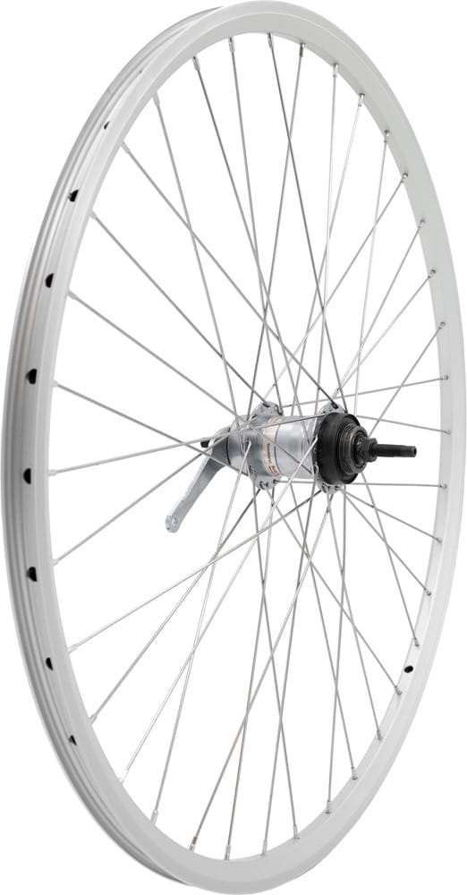 Bakhjul LiTE 28in ETRTO 622-18 D/W 3v mutter Svart