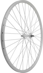 Framhjul 622 mutter dubbelbottnad, Silver