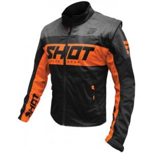 Shot Jacka Softshell Lite 3.0 Svart/Orange 2XL