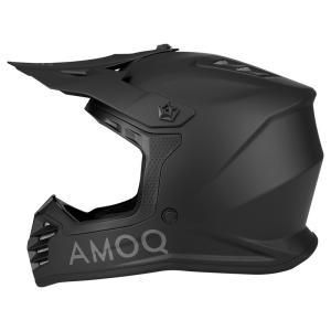 AMOQ Meteor V2 JNR MX hjälm Blackout YXL (53-54)