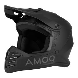AMOQ Meteor V2 JNR MX hjälm Blackout YXL (53-54)