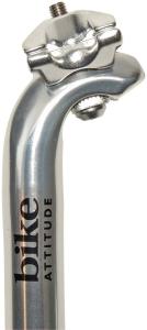 Sadelstolpe Bike Attitude 27,2x350mm Silver Hi Polish