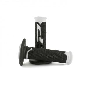 Gummihandtag PROGRIP, 788 FULL DIAMOND EXTRA SLIM, SVART VIT