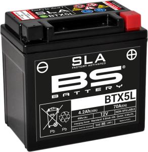 BS Batteri BTX5L (FA) SLA - Sealed & Activated