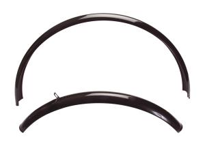 Skärmset 58-559 Svart Plåt