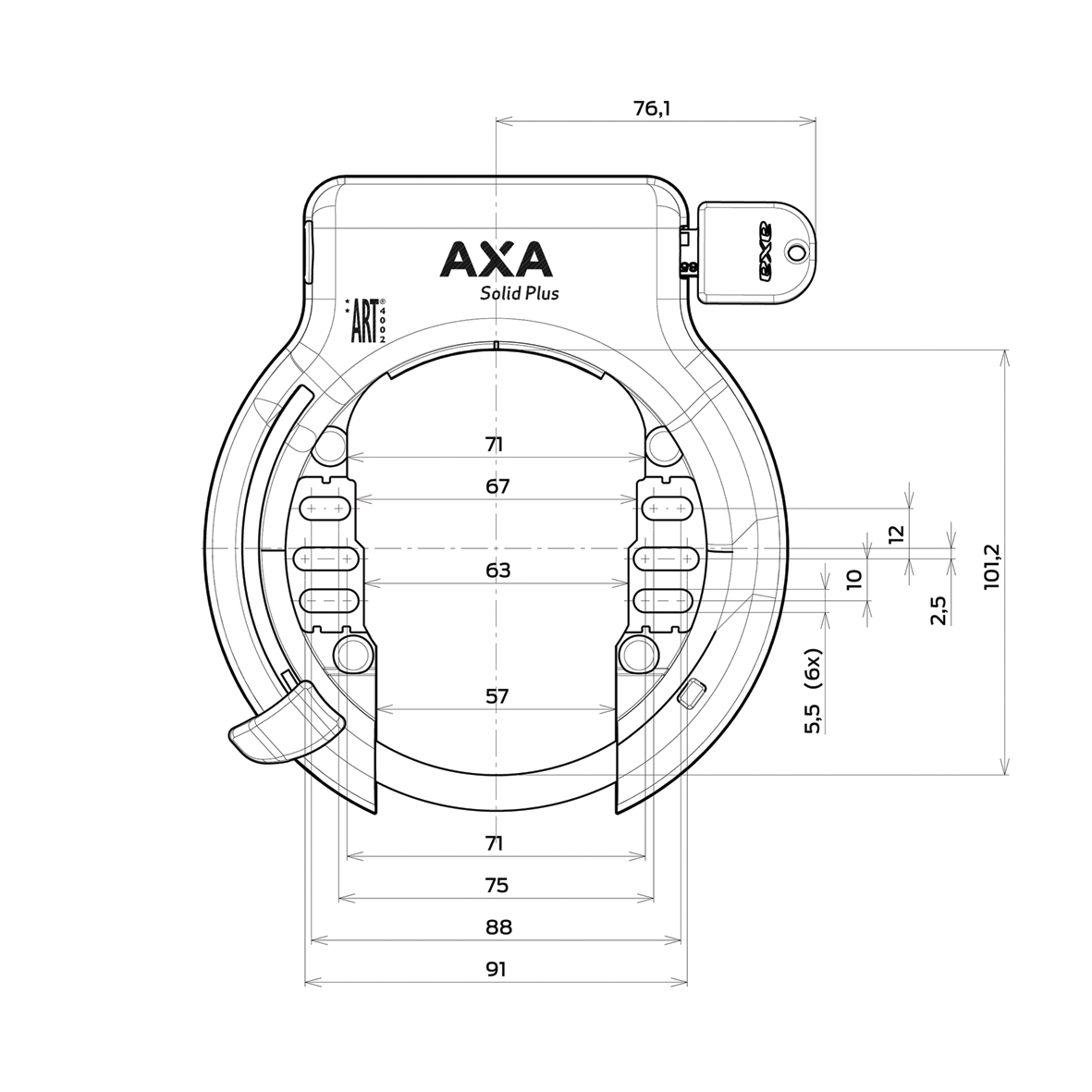 AXA Solid Plus Ring Lock axa-solid-plus-ring-lock