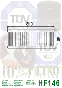 HF146 HiFlo oljefilter
