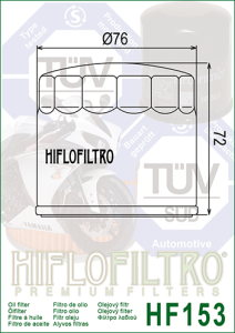 HF153 HiFlo oljefilter