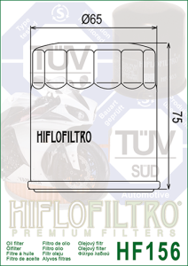 HF156 HiFlo oljefilter