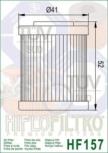 HF157 HiFlo oljefilter