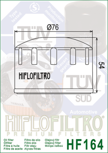 HF164 HiFlo oljefilter
