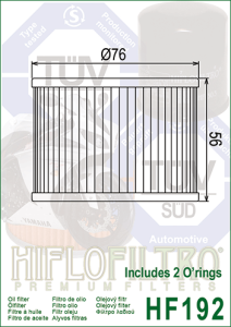 HF192 Hiflo oljefilter