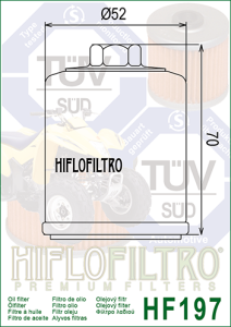 HF197 HiFlo oljefilter