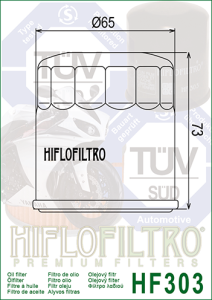 HF303 HiFlo oljefilter