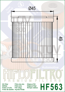 HF563 HiFlo oljefilter