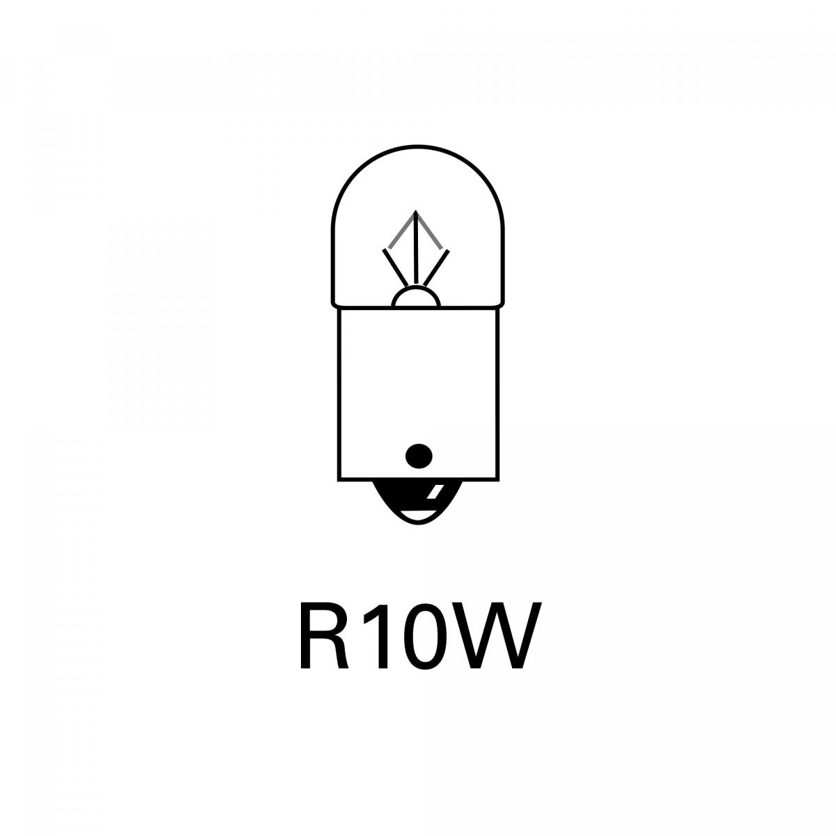 2pin R10w Bulb R10W Side and Tail