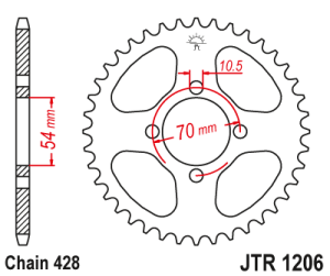 JTR1206 JT Stål Bakdrev
