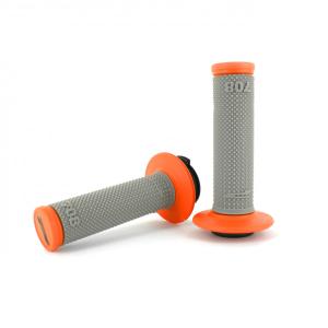 Progrip, 708 LOCK ON GRIPS, Orange/Grå