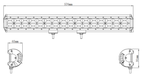 Kinwons Led Ramp 10-30V 384W Flood