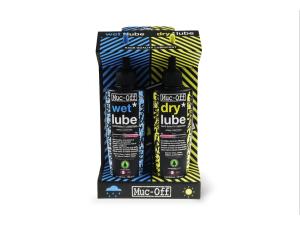MUC-OFF Dry and Wet Lube, Twin Pack 2x120ml