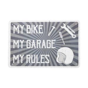 Garage Metal Sign: MY RULES