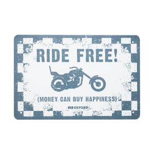 Garage Metal Sign: RIDE FREE