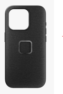 PEAK DESIGN FABRIC CASE IPHONE 15 CHARCOAL-EVERYDAY CASE