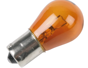 Glödlampa 12V 21W Orange BA15S stor