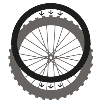 120/90-18 BAK Technomousse Black Series, Enduro