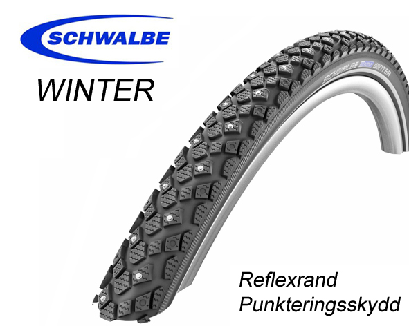 Dubbdäck Schwalbe Winter 50-584 27,5x2.0 Reflex 104 Dubb