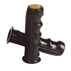 HANDTAG MED REFLEX 115MM SVART